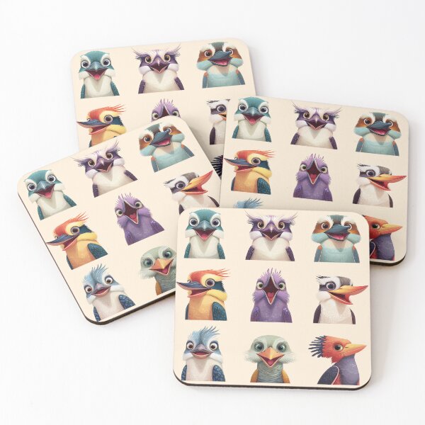 Item preview, Kookaburras designed and sold by bubblyrainbow.