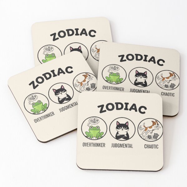Item preview,  Animals as Zodiac Meme Shirt – Chaotic Dog, Judgmental Cat, Overthinking Frog designed and sold by ZyxDes.