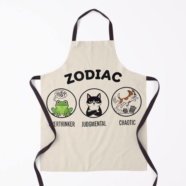 Item preview, Animals as Zodiac Meme Shirt – Chaotic Dog, Judgmental Cat, Overthinking Frog designed and sold by ZyxDes.