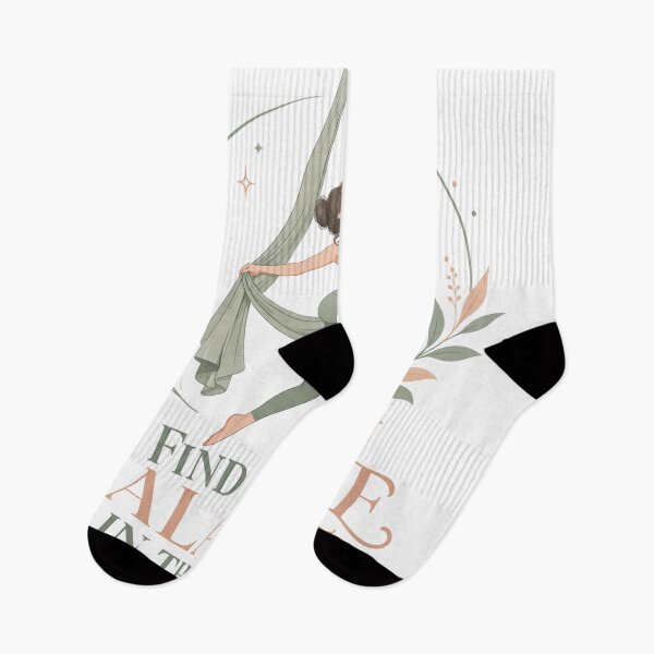 Item preview, Find Your Balance in the Air – Minimalist Aerial Yoga Silhouette in Soft Pastel Aesthetic designed and sold by Pickachoo.
