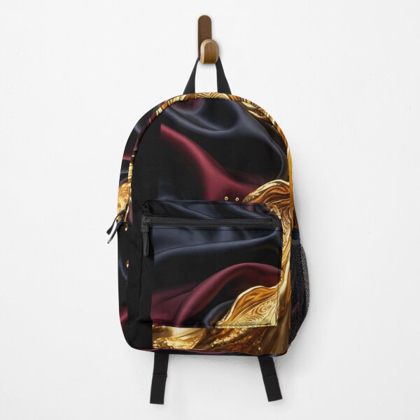 Artikelvorschau, Goldener Luxus Flow Abstrakte Kunst entworfen und verkauft von DarkLuxuryArt.
