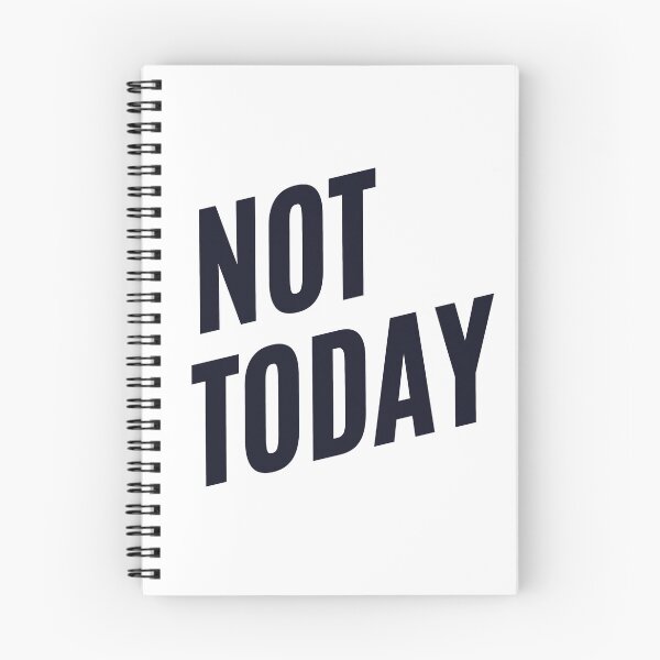 Item preview, not today bold minimalist quote design designed and sold by RiriPixera.