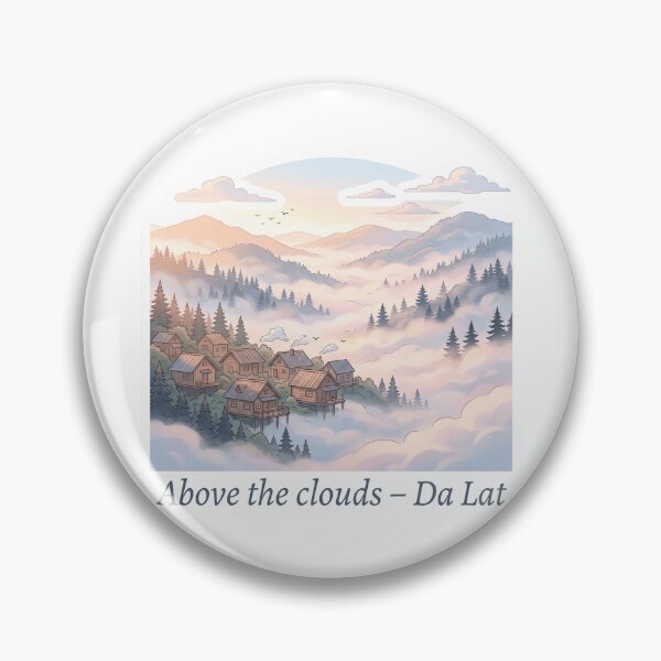 Item preview, Da Lat Mountain Village Sticker designed and sold by designerr23 ⭐⭐⭐⭐⭐.