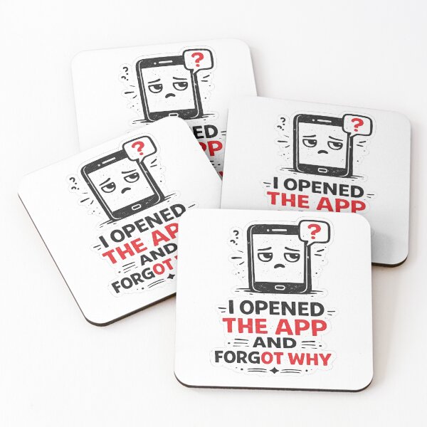 Item preview, Forgot Why App Meme designed and sold by Anantha's Studio.