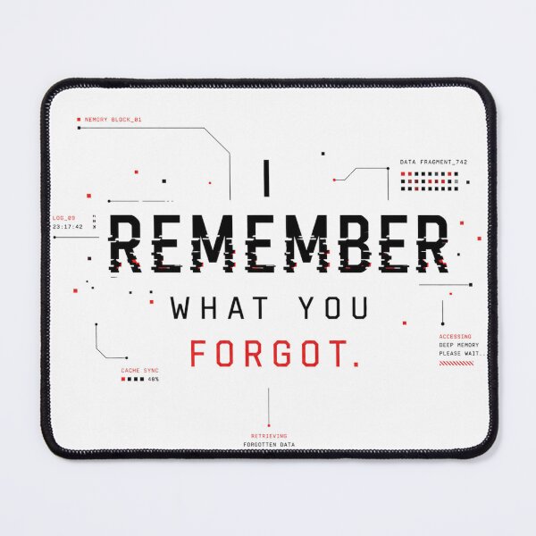 Item preview, Remember What You Forgot Glitch Tech designed and sold by the-dovlat.