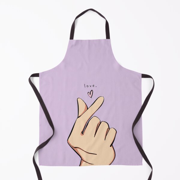 Item preview, Minimal Love Aesthetic Sticker | Finger Heart Korean Style Cute Design | Simple Pastel Romantic Art designed and sold by NA-art725.