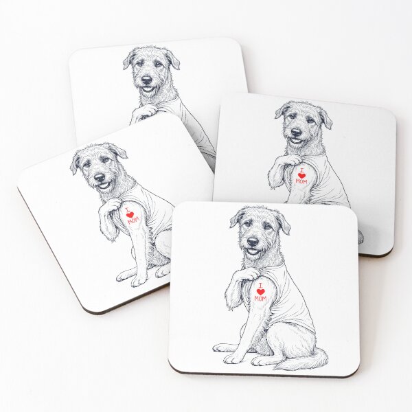 Item preview, Vintage Irish Wolfhound Mom Tattoo Dog Lover designed and sold by TerryConnells.
