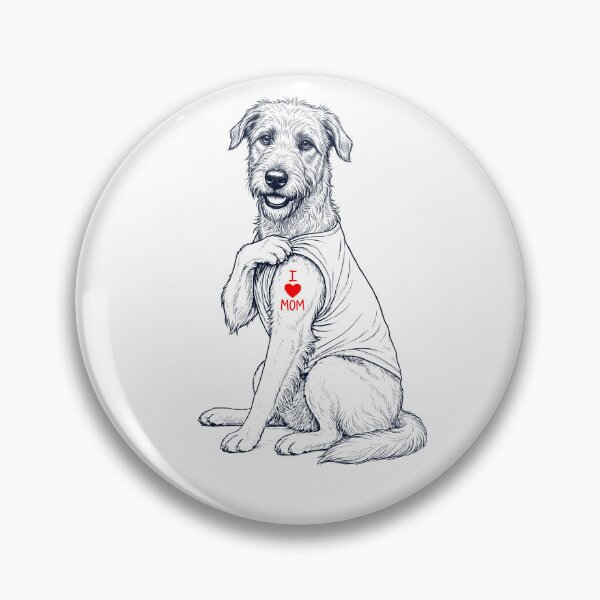 Item preview, Vintage Irish Wolfhound Mom Tattoo Dog Lover designed and sold by TerryConnells.