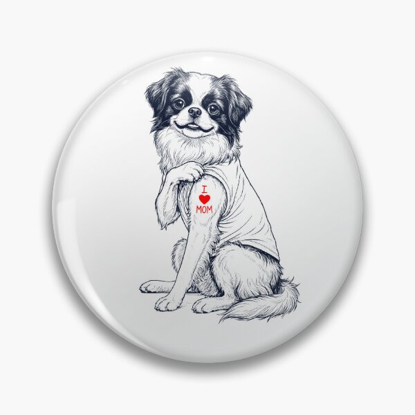 Item preview, Vintage Japanese Chin Mom Tattoo Dog Lover designed and sold by TerryConnells.