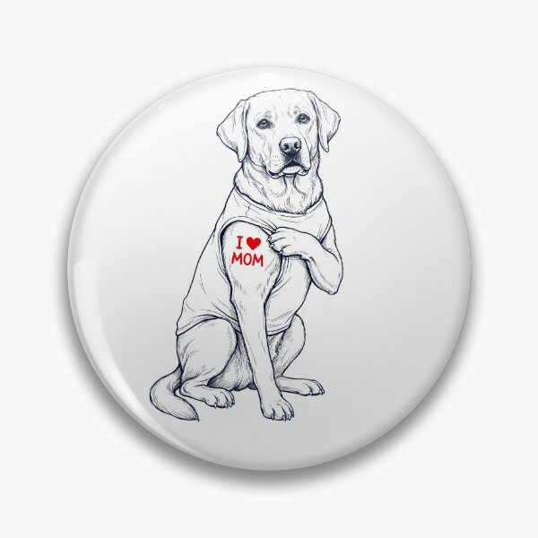 Artikelvorschau, Vintage Labrador Retriever Mama Tattoo Hundeliebhaber entworfen und verkauft von TerryConnells.