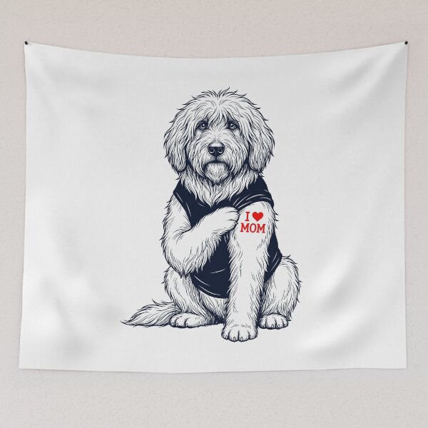 Item preview, Vintage Komondor Mom Tattoo Dog Lover designed and sold by TerryConnells.