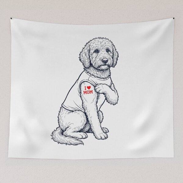 Item preview, Vintage Labradoodle Mom Tattoo Dog Lover designed and sold by TerryConnells.