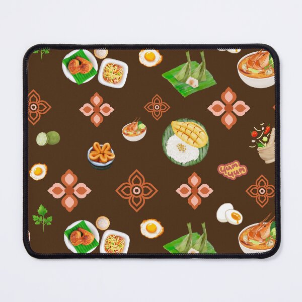 Item preview, Thai Food Seamless Pattern designed and sold by LifeParody.