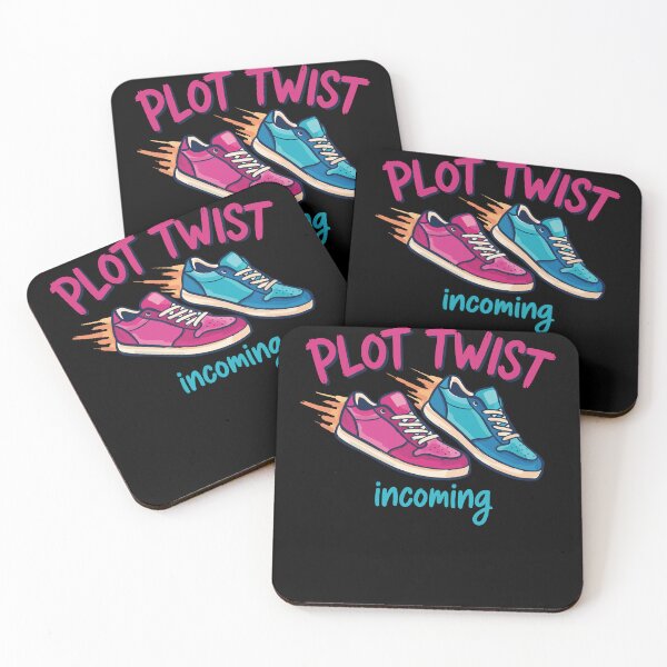 Item preview, Gender Reveal Plot Twist Incoming Baby Shower designed and sold by LuminOrb.