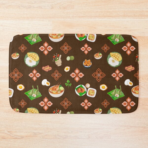 Item preview, Thai Food Seamless Pattern designed and sold by LifeParody.
