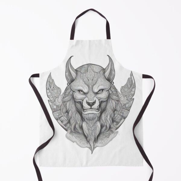 Item preview, Ulfhednar Viking Warrior - Berserker Wolf Spirit Etching designed and sold by DarkOriginArts.