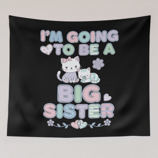 Item preview, Im Going To Be A Big Sister Baby Shower Gender designed and sold by LuminOrb.