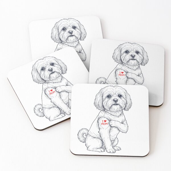 Item preview, Vintage Lhasa Apso Mom Tattoo Dog Lover designed and sold by TerryConnells.