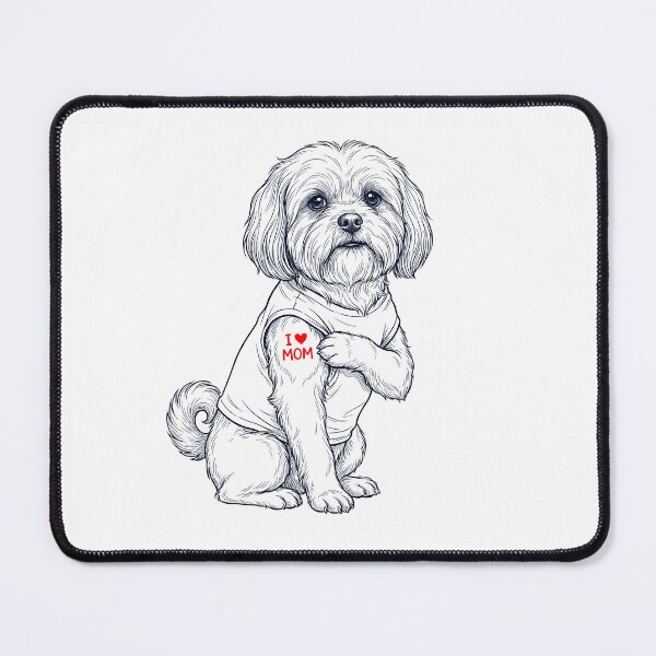 Item preview, Vintage Lhasa Apso Mom Tattoo Dog Lover designed and sold by TerryConnells.