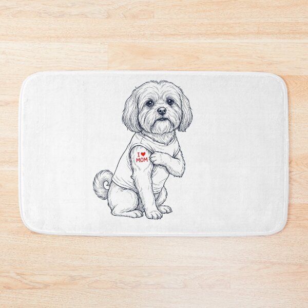 Item preview, Vintage Lhasa Apso Mom Tattoo Dog Lover designed and sold by TerryConnells.