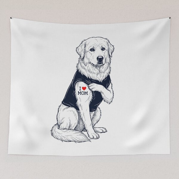 Item preview, Vintage Maremma Sheepdog Mom Tattoo Dog Lover designed and sold by TerryConnells.