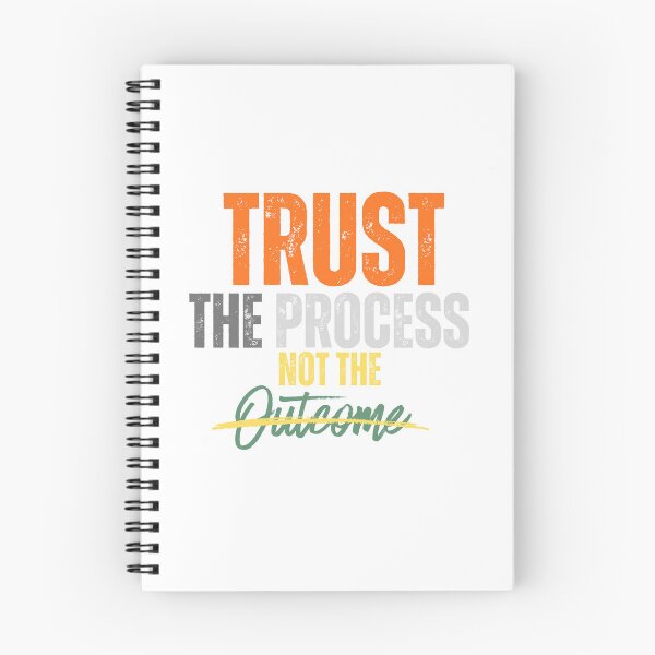 Item preview, Trust The Process Shirt Motivational Gym Quote Hustle Mindset Fitness Inspiration Typography Design designed and sold by HumanError-Club.