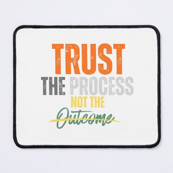 Item preview, Trust The Process Shirt Motivational Gym Quote Hustle Mindset Fitness Inspiration Typography Design designed and sold by HumanError-Club.