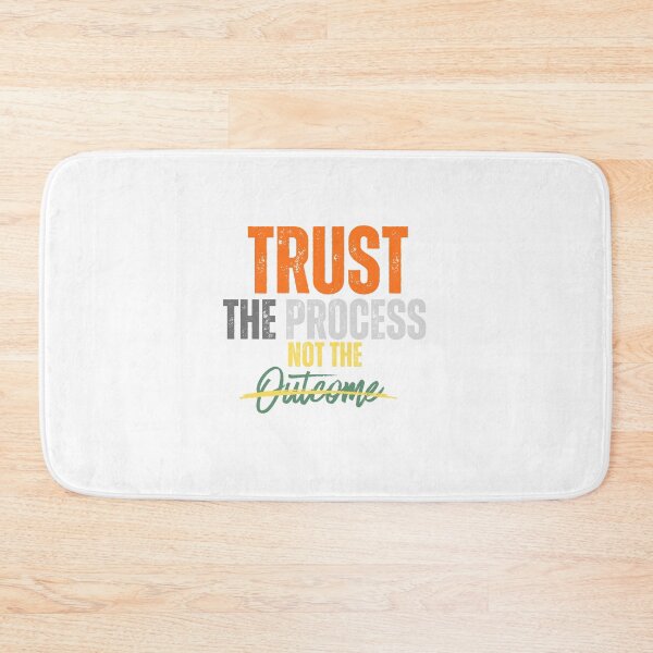 Item preview, Trust The Process Shirt Motivational Gym Quote Hustle Mindset Fitness Inspiration Typography Design designed and sold by HumanError-Club.