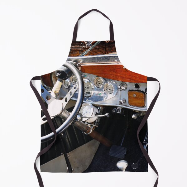Item preview, Vintage Classic Car Dashboard - 1934 Plymouth PE Convertible Coupe Interior designed and sold by Peter Kraaibeek | Generative Designs and Car Art.