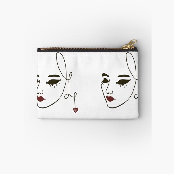 Item preview, Minimalist Hand-Drawn Female Portrait with Heart designed and sold by Senorona.