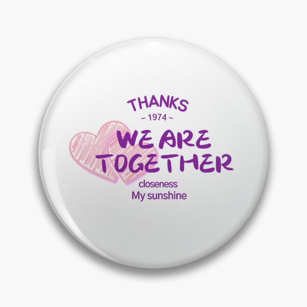 Item preview, Love and Closeness: We Are Together Pink Heart Typography - Aesthetic Vintage Sun Art designed and sold by Boundary100.