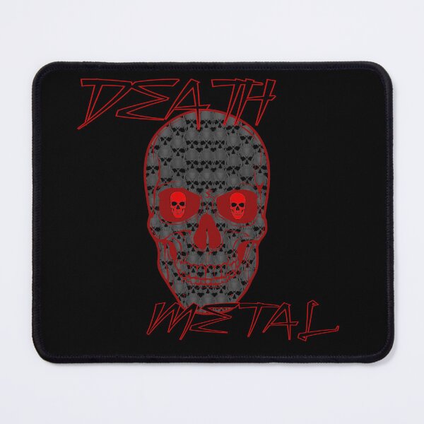 Item preview, Death Metal Skull Pattern Design Red Black designed and sold by FMH.