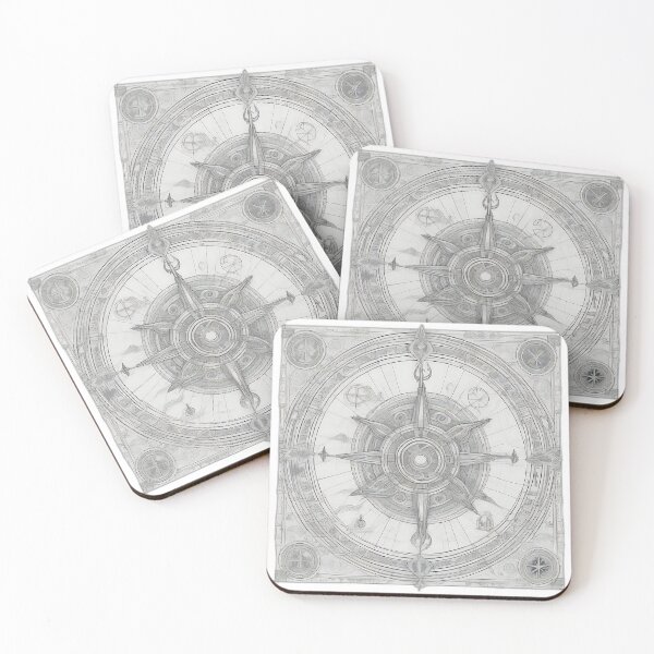 Item preview, Vegvisir Viking Compass - Norse Runic Navigator Etching designed and sold by DarkOriginArts.