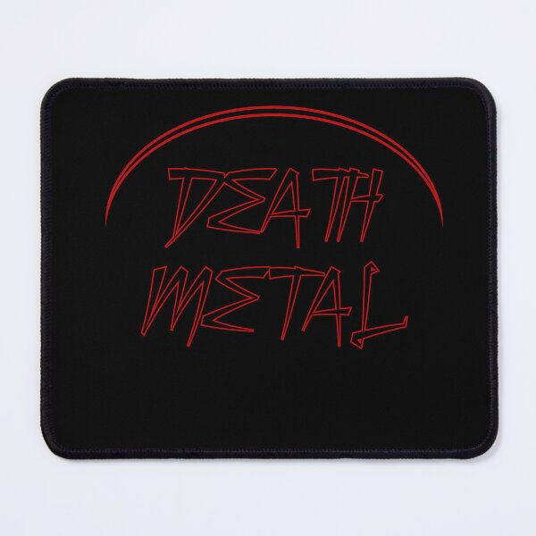 Item preview, Death Metal Typography Design Red Black designed and sold by FMH.