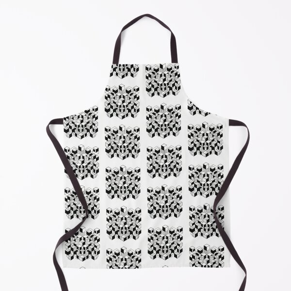 Item preview, Minimal Isometric Interlocking Geometric Cube Art designed and sold by Peter Veselinović.