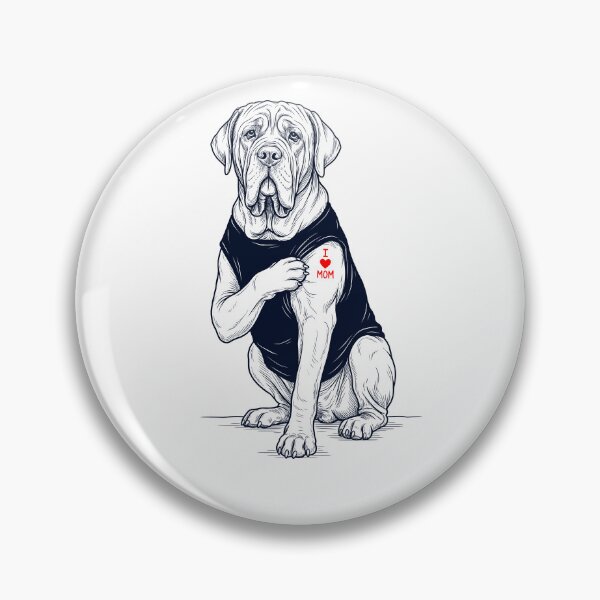 Item preview, Vintage Neapolitan Mastiff Mom Tattoo Dog Lover designed and sold by TerryConnells.