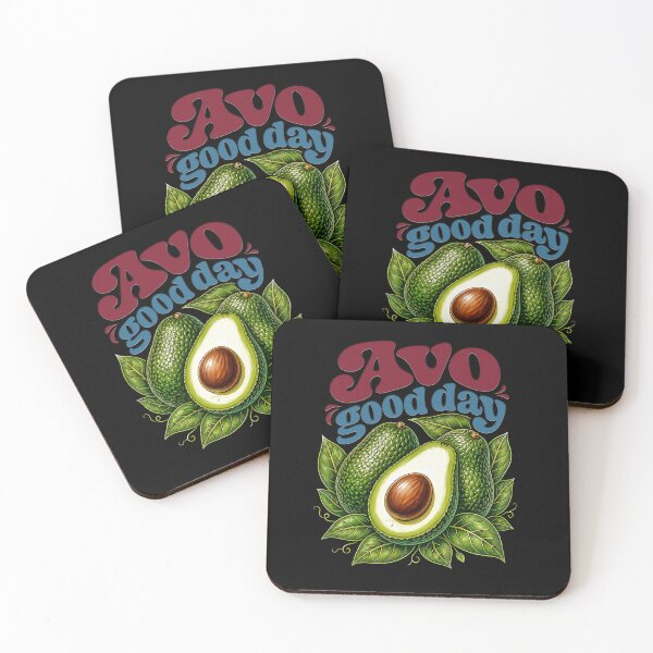 Item preview, Avo Good Day Cute Retro Avocado Pun designed and sold by graphixpolash.