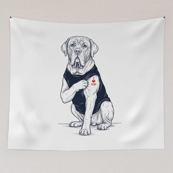 Item preview, Vintage Neapolitan Mastiff Mom Tattoo Dog Lover designed and sold by TerryConnells.