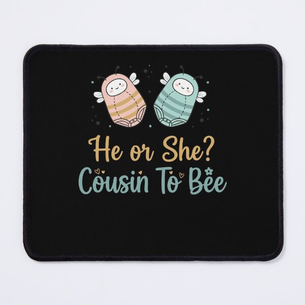 Item preview, Gender Reveal He Or She Cousin To Bee Baby Shower designed and sold by LuminOrb.