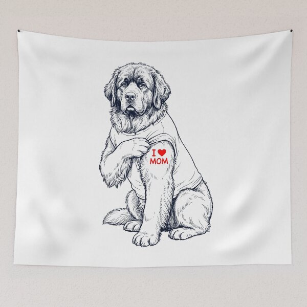 Item preview, Vintage Newfoundland Mom Tattoo Dog Lover designed and sold by TerryConnells.