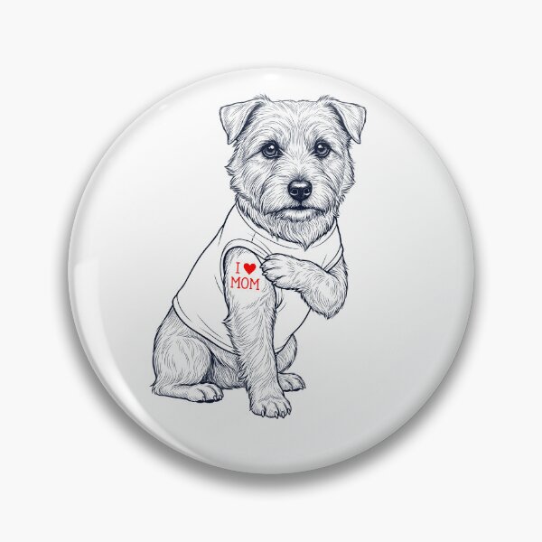 Item preview, Vintage Norwich Terrier Mom Tattoo Dog Lover designed and sold by TerryConnells.