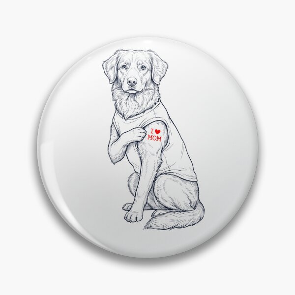 Item preview, Vintage Nova Scotia Duck Tolling Retriever Mom Tattoo Dog Lover designed and sold by TerryConnells.