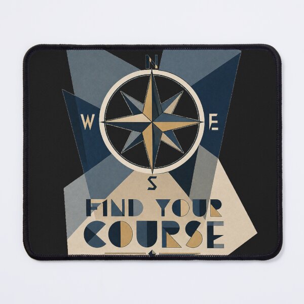Item preview, Find Your Course – Minimalist Nautical Compass Design designed and sold by MWSailingClub.