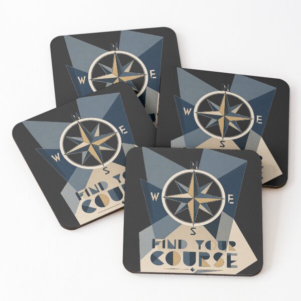 Item preview, Find Your Course – Minimalist Nautical Compass Design designed and sold by MWSailingClub.