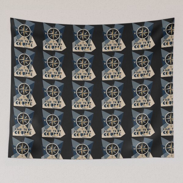Item preview, Find Your Course – Minimalist Nautical Compass Design designed and sold by MWSailingClub.