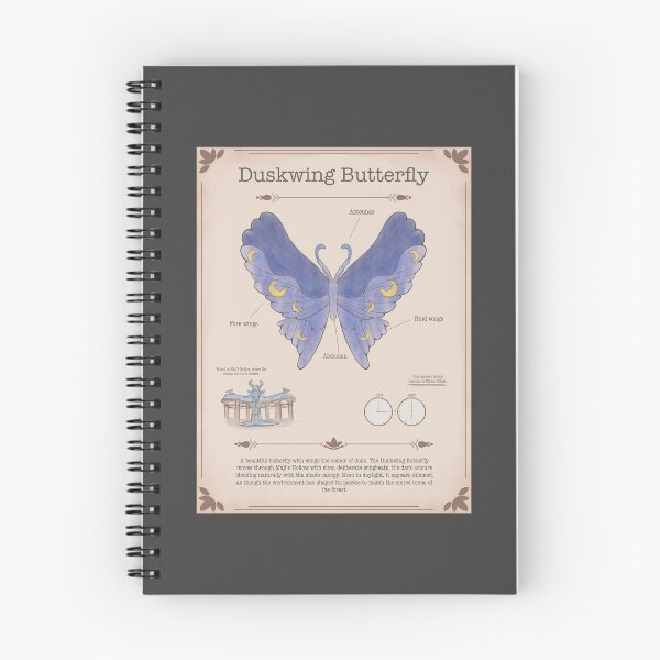 Item preview, Palia Inspired Scientific Duskwing Butterfly design designed and sold by FoxesAndFinnStudio.