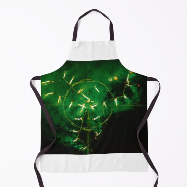 Item preview, Green Firework Wheel Spinning With Smoke and Sparks During Nighttime Festival Celebration designed and sold by Nmallia.