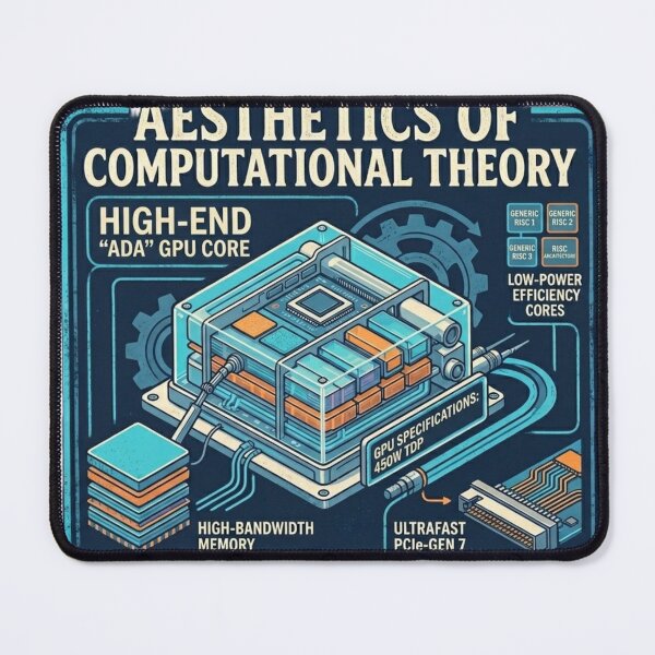 Item preview, Aesthetics of Computational Theory - High-End ADA GPU Architecture designed and sold by 8-Bit-Theory.