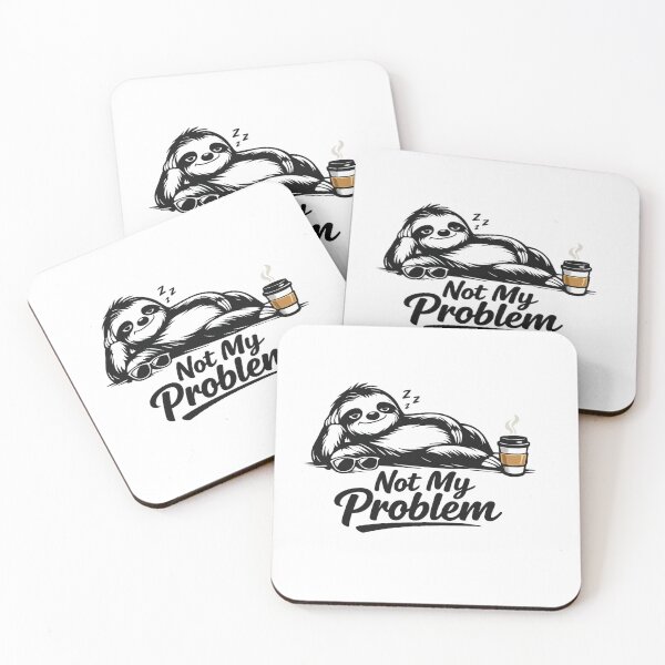 Item preview, Not My Problem Essential T-Shirt Funny Sloth designed and sold by SoftSproutstu.