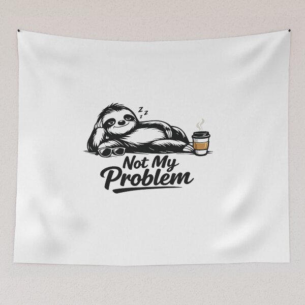Item preview, Not My Problem Essential T-Shirt Funny Sloth designed and sold by SoftSproutstu.